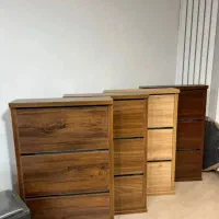 میز تحریر جا کفشی چوبی