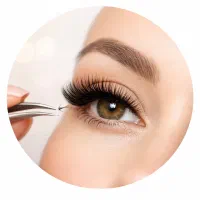 اکستنشن مژه باکارمدرس همرابا اموزش رنگ کراتین مژه