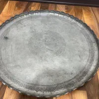 مجمع آنتیک کاسه گلاب پاش قفل سینی قلم قاجاری کهنه