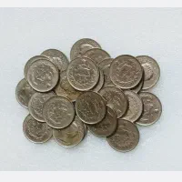 110سکه...|کلکسیون سکه، تمبر، اسکناس|بابل, |دیوار