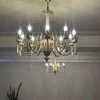 لوستر برنجی