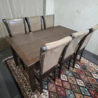میز ناهارخوری ۶ نفره چوبی