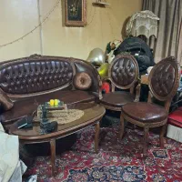 مبل استیل چرمی