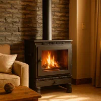 بخاری هیزمی گازی چدنی و نیمه چدنی