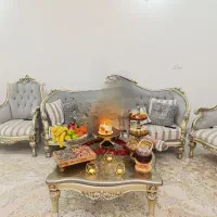 مبل سلطنتی همراه با کاناپه