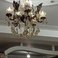 لوستر برنز ۵ شاخه ۱۰شعله