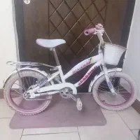 دوچرخه سفید رنگ سایز ۱۶