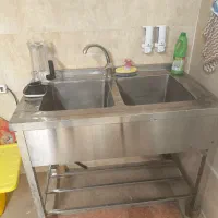 سینک صنعتی دو لگن