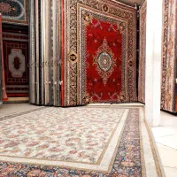 فرش۹متری۷۰۰شانه ۲۵۵۰ تراکم تمام نخ حاجی حسینی طلاب