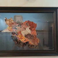 تابلو گندم زار و ایران