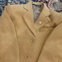 کت و شلوار پسرانه مخمل کبریتی