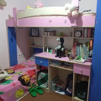تخت دو طبقه با خوشخواب.سایز بزرگسال.