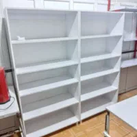 میز  بزرگ ام دی اف و ویترین دوعدد ام دی اف