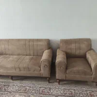 مبل ۷ نفره پایه چوبی