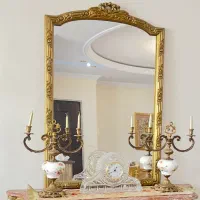 قاب آینه چوبی