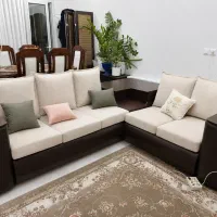 یک ست مبل هفت نفره ال
