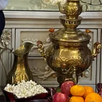 سماور گازی برنجی