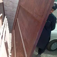 درب آهنی بزرگ نو نو سالم هنوز استفاده نشده|مصالح و تجهیزات ساختمان|خاش, |دیوار