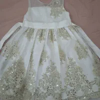 پیراهن مجلسی دخترانه ۳تا۴سال در حدنو