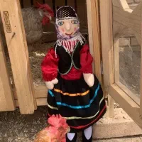عروسک سنتی دختر شمالی باران