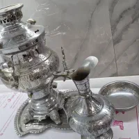 سماور افسون  برنج مدل مهسا ۶ تیکه