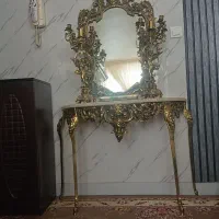 آینه و شمعدان برنج