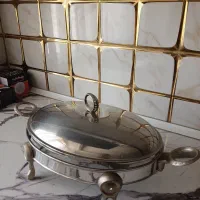 سوفله خوری استیل نگین دار نو و سالم