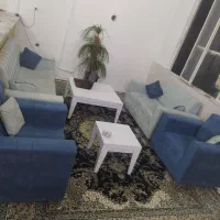 مبل با دوتا میز با فرش جفت ۹ متری کاملا ۳۳ ملیون