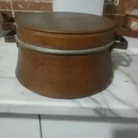 دیگ مسی قدیمی 2کیلویی 6نفره