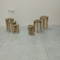 پایه گلدان چوبی
