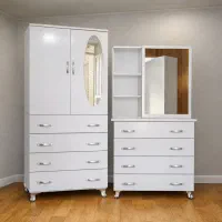 کمد لباس 90دراور وکیوم  اینه قدی میز تحریر