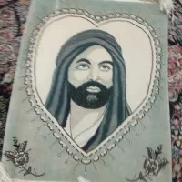 تابلو فرش حضرت علی قدیمی