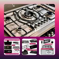 پک گازتوکار رومیزی هود سینک گرانیتی باکسی ااU4739