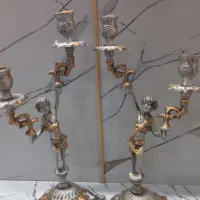 دو عدد شمعدانی