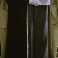 2تاروسری مشکی قواره بلندویک شلوارفری سایزمشکی