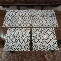 تولید رومیزی چرم اکلیلی قابل شستشو