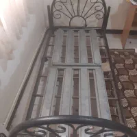 تخت فلزی تک نفره