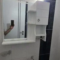 روشویی با آینه باکس پی وی سی