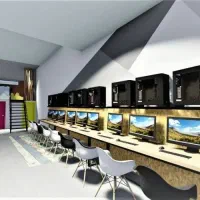 منشی خانم برای کافی نت( کارکرده)