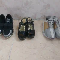 سه جفت کفش زنانه اسپرت و مجلسی سایز ۴۰