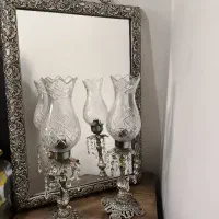 آینه شمعدان برنز