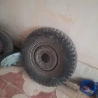 لاستیک عقب و جلو نیسان با رینگ و بدون رینگ