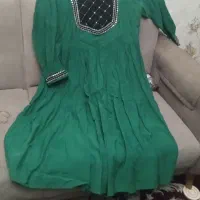 پیراهن ساحلی نخی  زیبا