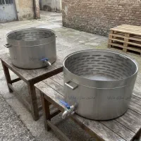 دیگ خورشتی و پلویی 45 کیلویی استیل صنعتی