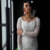 لباس عروس ماهی ـ دو دامنه