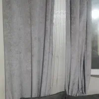 پرده طوسی سفید