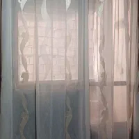 دو عدد پرده مناسب اتاق خواب و پنجره آشپزخانه