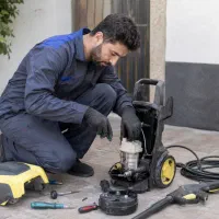 تعمیر کارواش خانگی دینامی ، کارواش صنعتی