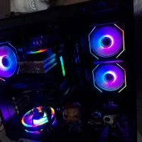 کیس گیمینگ نسل ۱۳ با گرافیک rtx 5050 8gig dual oc