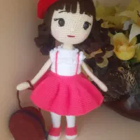 عروسک بافتنی کار دست خودم